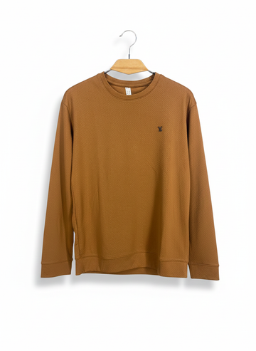 Premium Textured Off-White Sweatshirt