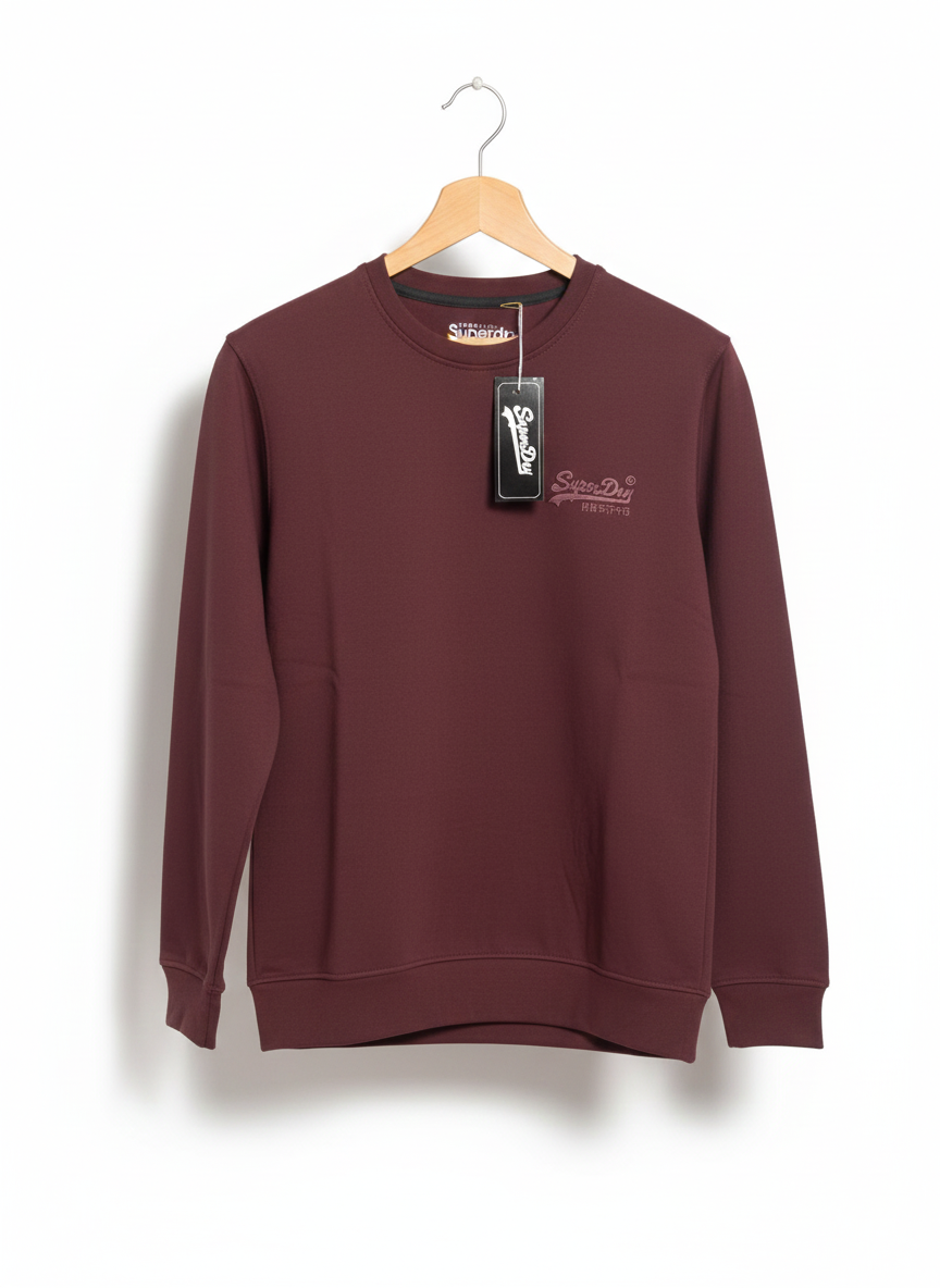 SuperDry Graphite Grey Crewneck Sweatshirt